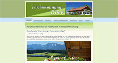 Desktop Screenshot of boeck-urlaub.de