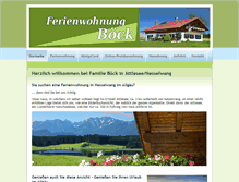 Tablet Screenshot of boeck-urlaub.de